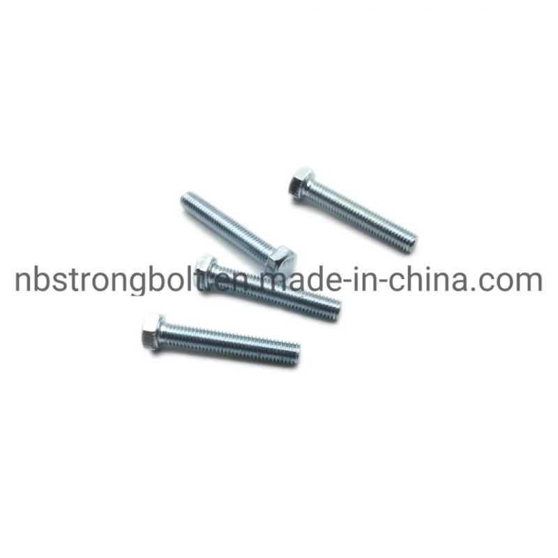 Hex Head Bolt, Hex Bolt, DIN933 Cl. 10.9 with Znc Plated Cr3+