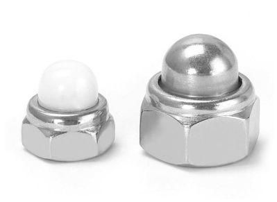 M4 - M20 Steel Zinc Plated DIN 986 Domed Cap Nuts