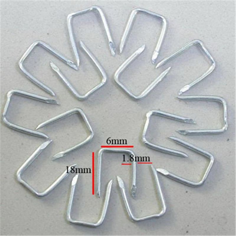 U - Shaped Floor Cloth Three - Dimensional Net with Coarse Galvanized Nail