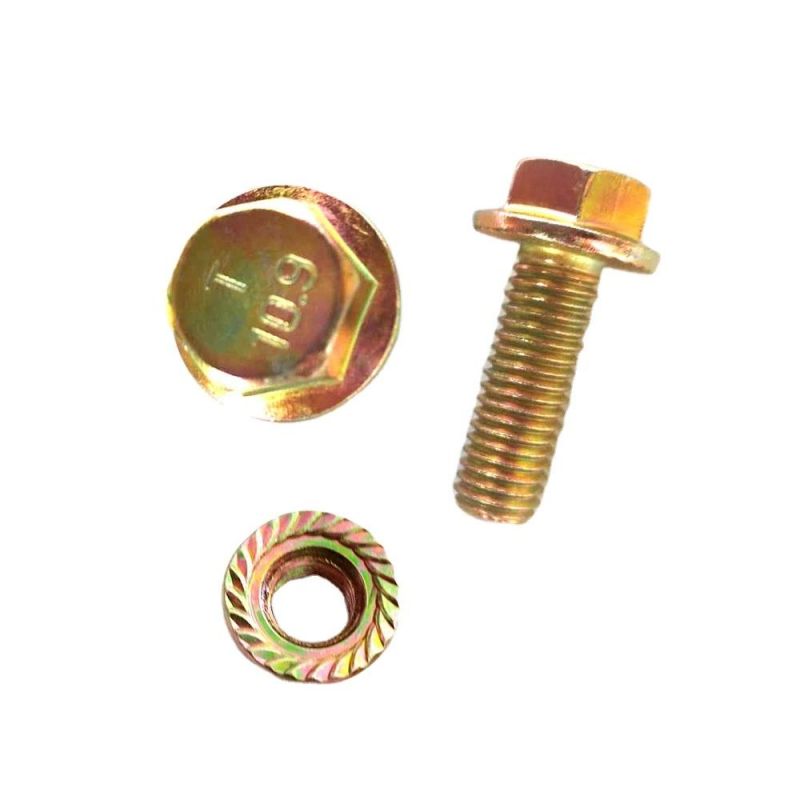 High Strength Bolt DIN6921 Carbon Steel Grade 8.8 10.9 12.9 Hex Head Flang Bolt