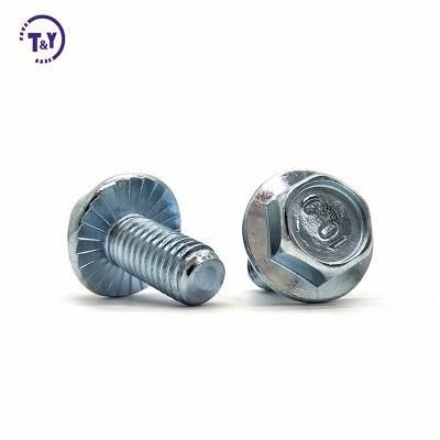 230mm M24 Full Thread Stainless Flange Head Hex Screw Bolt