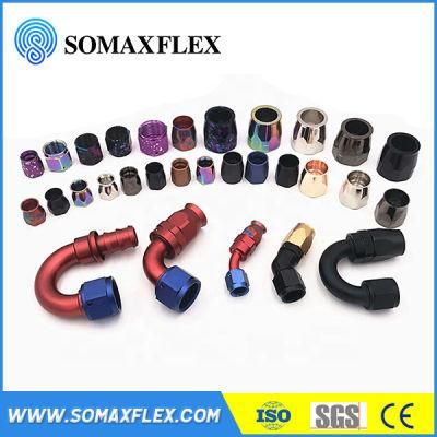 Black Aluminum 45 60 90 120 Degree Racing Gas Oil Fuel Lines Hose Connectors 4 6 10 12 an Hose Fittings
