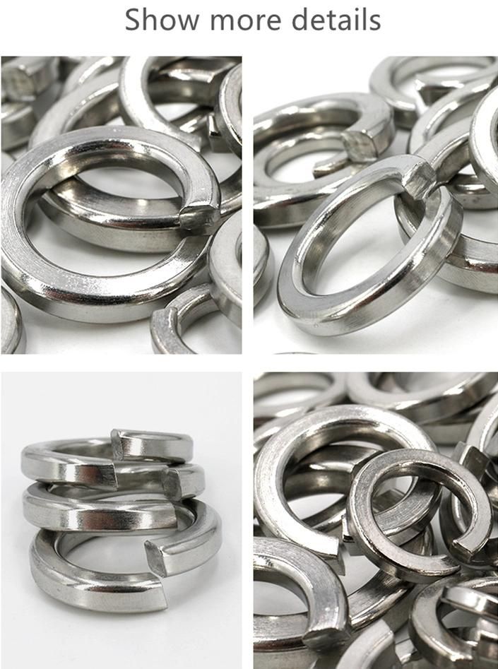 High Quality DIN 127b M12 M14 Stainless Steel SUS 304 Ss Spring Washer for Hardware Tool