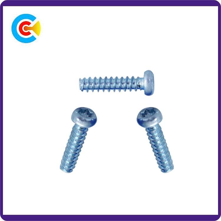 DIN/ANSI/BS/JIS Carbon-Steel/Stainless-Steel Torx Pan Head Self Tapping Screws