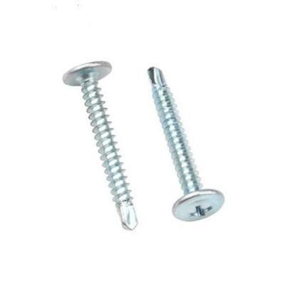 Phillip Drive Wafer Head Zinc Plated Drilling Point Self Drilling Screw