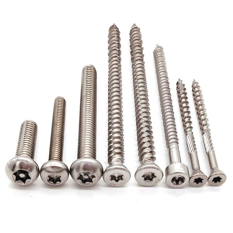 Stainless Steel Torx with Pin Csk Head Anti-Theft Security Screws