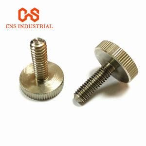 Precision Machined Stainless Steel /Brass 10-32 8-32 Knurled Adjustment Thumb Screw