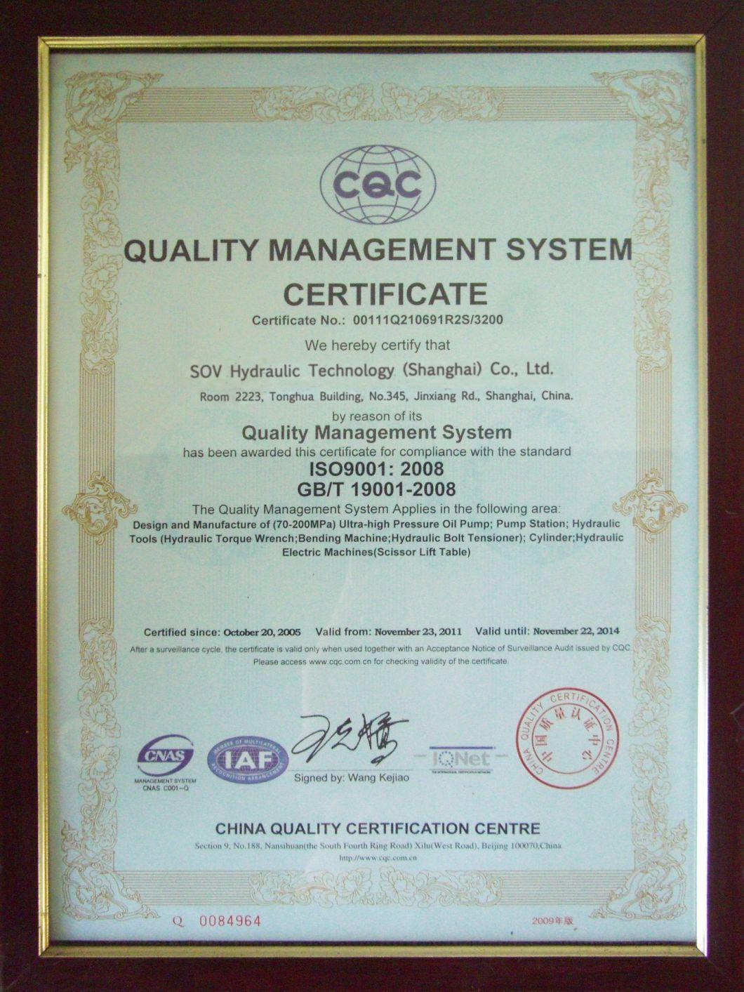Super Hydraulic Nut Can Be Used Repeatably (Sov Clm M30)