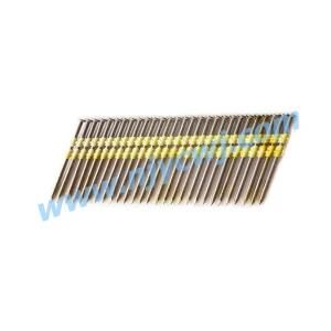 21 Degree Plastic Collated Strip Nails (2.87X70mm) Screw Shank Eg
