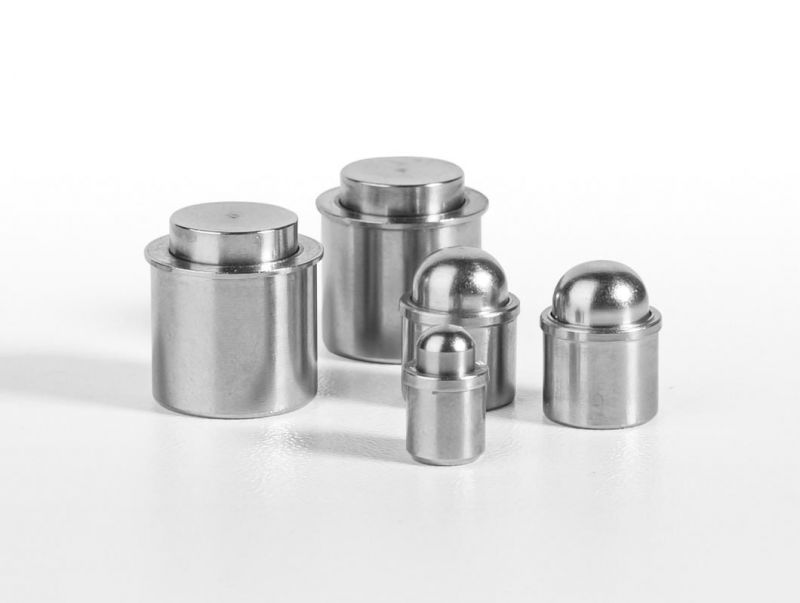 SUS304 Cylindrical Ball Spring Plunger Unthreaded Spring Loaded Plunger