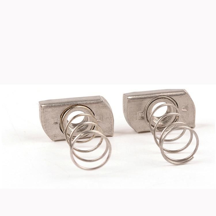 Spring Channel Nut Lock Nut Long Spring Nut Square Head Stainless Steel 304