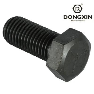 Fastener, Black/DIN933 Full Thread Hex Bolt, Heavy Hex Bolt, Half Thread Bolt, Carbon Steel Bolt, High-Strength Bolt