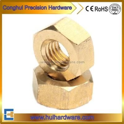 Machining Brass Hex Nuts, Copper Hexagon Nuts