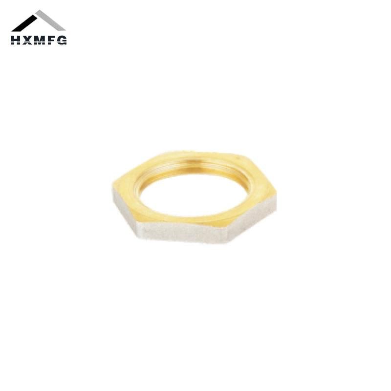 Female Hexagon Nickel Plate Brass Thread Fitting Ring