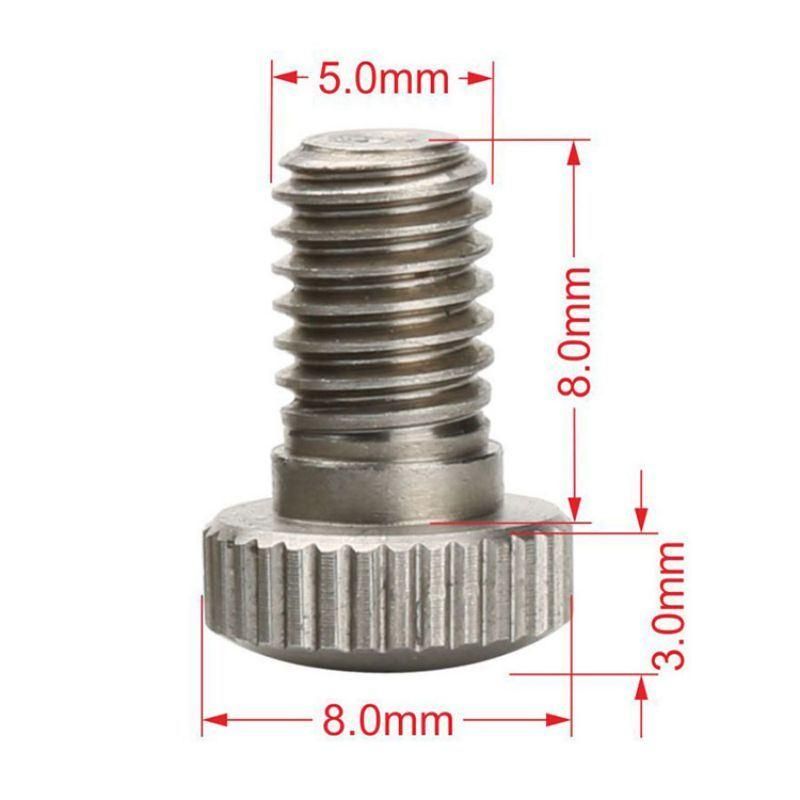 Stainless Steel 5mm M5 M6 M8 Knurled Shoulder Thumb Screws