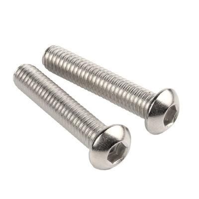 Stainless Steel 304 Round Head Internal Hexagonal Machine Meter Screw DIN933