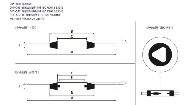S304 Stainless Steel Bonded Seal in Viton Material