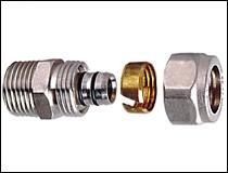 Straight Male Unions Connectors for Pipes