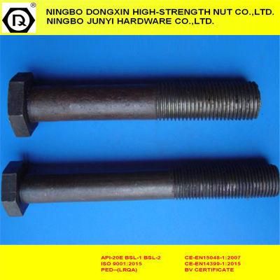 10.9 Black Fastener Full Thread Hex Head Bolt DIN933