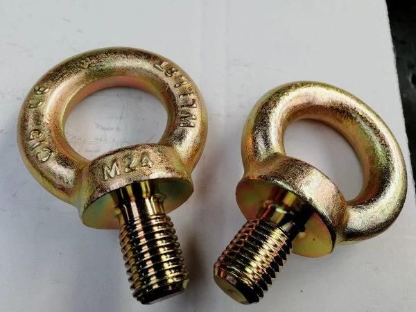 M24 C15 C15e Carbon Steel Forged Galvanized DIN580 Lifting Eye Bolt