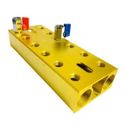 Bronze Water Aluminum Manifold for Injection Machine