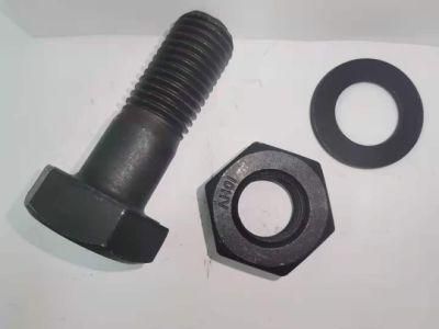 Black - Carbon Steel-Grade8.8-M6*30 - DIN931-Hex Bolt (Hexagon Head Bolt)