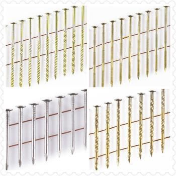 2019 Hot Sale Iron Wire Screw Shank Diamond Point Coil Nail for Pallet and Woodwork Industry