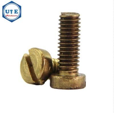 DIN84 Brass Copper Bronze Slotted Cheese Head Machine Screws M10