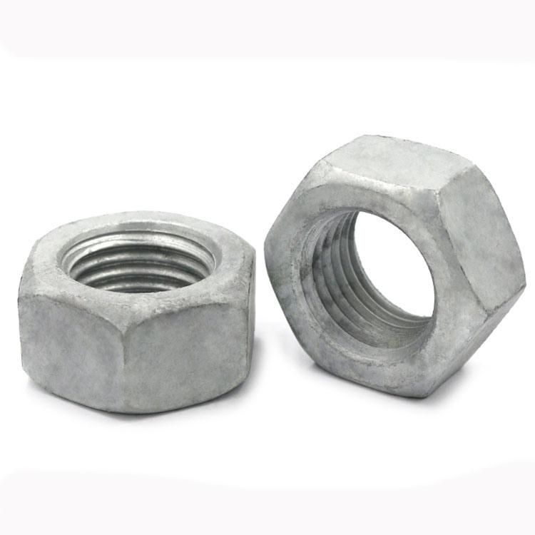 DIN934 Hex Nut Hex Head Nut Carbon Steel HDG Hot DIP Galvanized