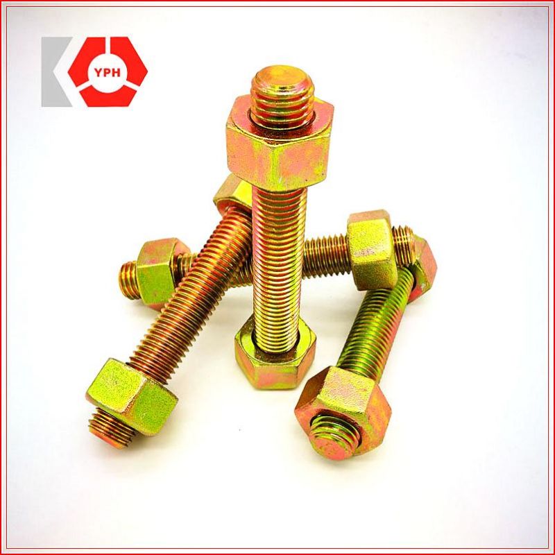 Alloy Steel Stub Bolt with Hex Nuts ASTM A193 Gr. B7/A194 Gr. 2h