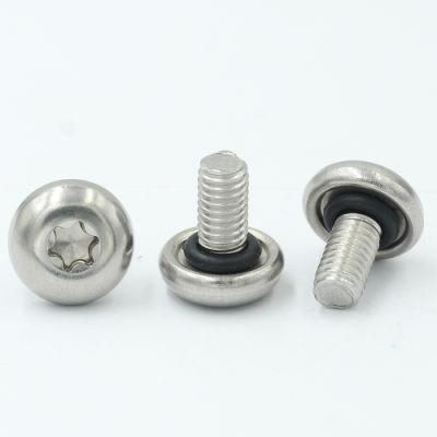 DIN7985 Pan Head M3 Phillips Machinery Hex Head Waterproof Sealing Screw with O Ring