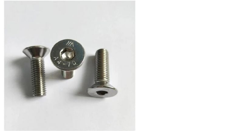 Stainless Steel DIN7991 Hexagon Socket Countersunk Head Cap Screws Hex Socket Flat Head Cap Screw Allen Bolts Csk Alloy Steel