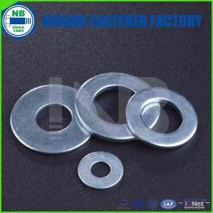 DIN9021 Plain/Flat Washer Large Series Cr+3 Blue-White Zinc Plated
