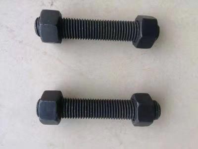 Stud Bolts ASTM A193 Gr. B7 Xylan Fluorocarbon Coated ASME B18.2.1/Hex. Nuts ASTM A194 Gr. 2h Xylan Fluorocarbon Coated ASME B18.2.2, 5/8&quot;X80.
