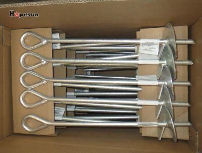 Galvanized Small Ground Anchor Earth Helix Screw Anchor