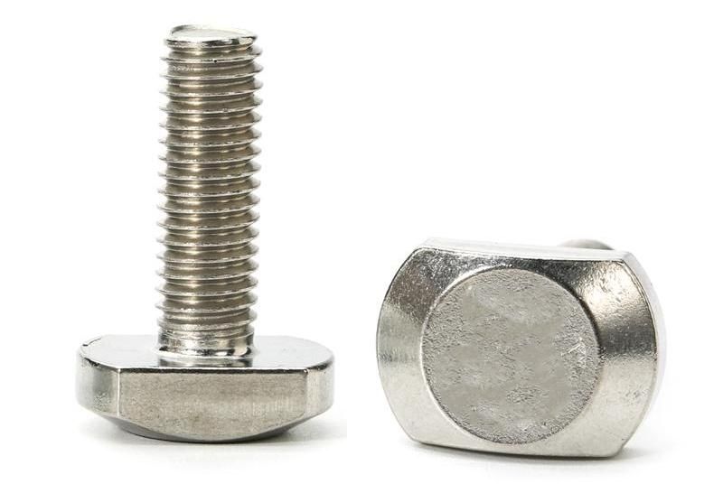 Customized SS316 Stainless Steel T Head Bolt Machine Hammer Screw