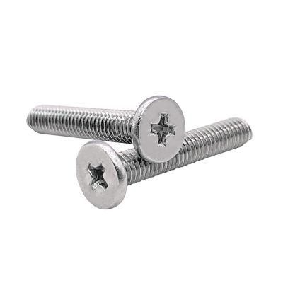 China Factory 304 Stainless Steel Cross Recessed Ultra Low Head Notebook Screws