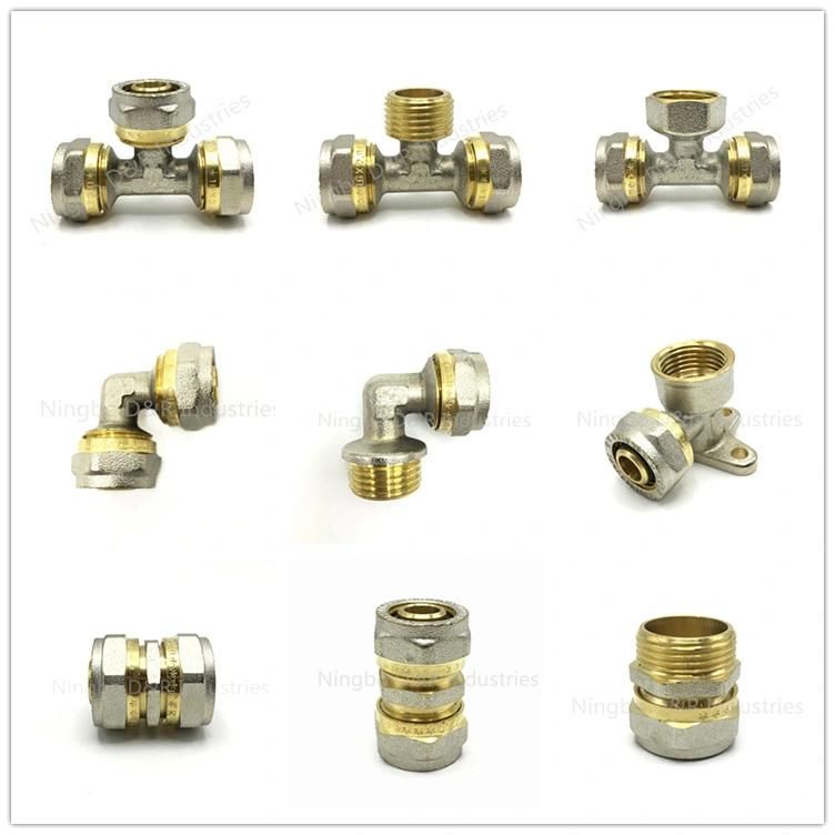 Brass Elbow Plumbing Fitting Male Female Thread Pex Pipe Fitting 90 Degree Elbow for Pex Al Pex Pipe Underfloor Heating Pipe
