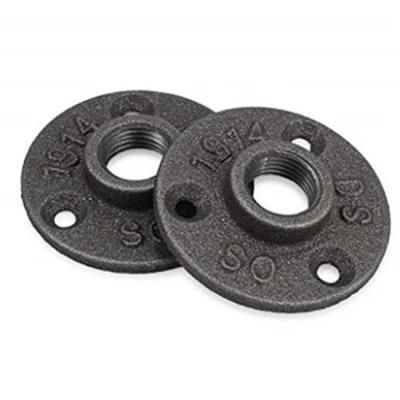 3/4 Retro Style Floor Flange Pipe Fittings for Industrial Stair Railings
