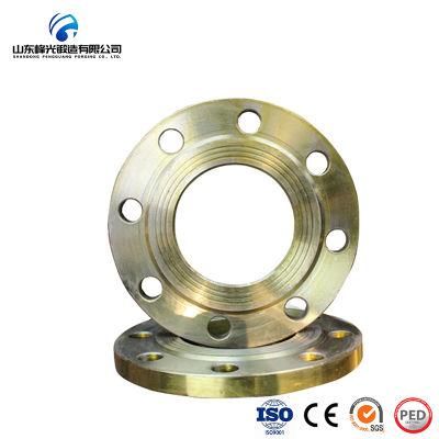China DIN Sliding Sleeve Flat Flange 8 Hole Carbon Steel Gasket