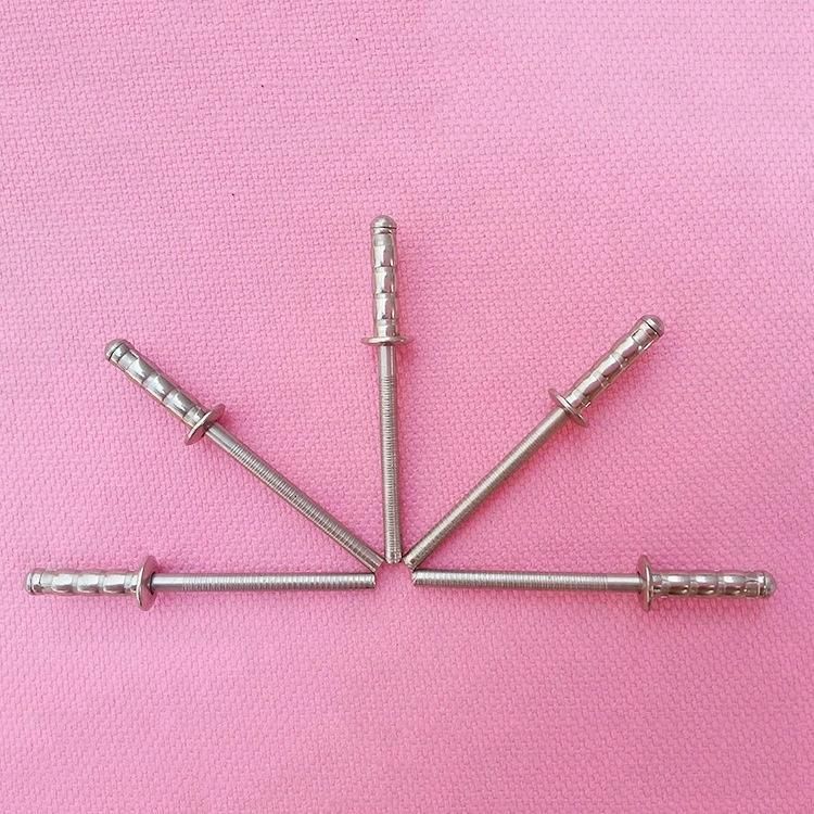 High Strength DIN7337 Aluminium Steel Open Type Dome Head Blind Rivet