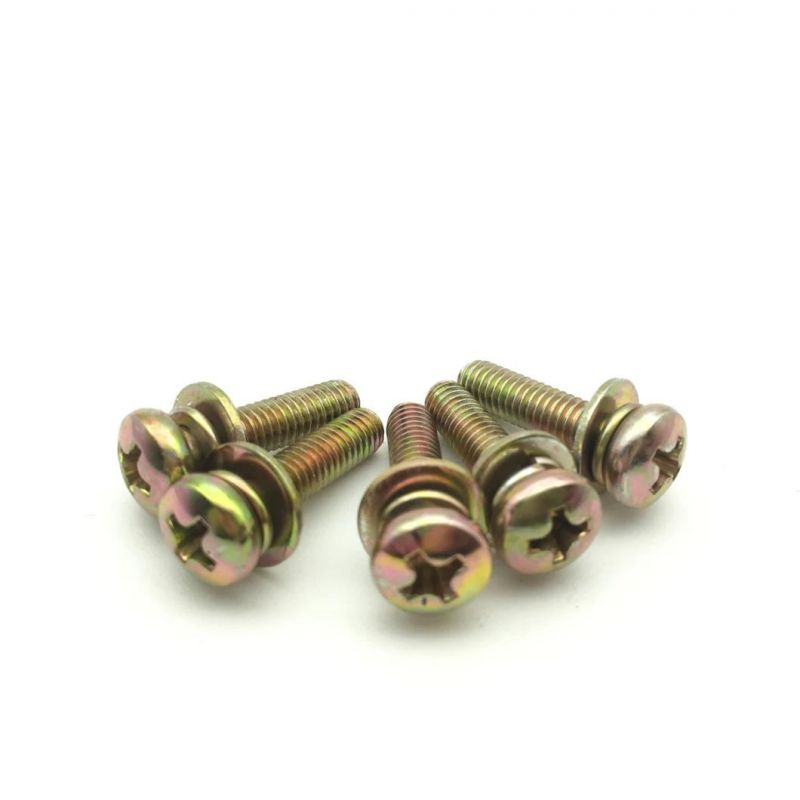 Sems Screw Round Head Phillip Screw Assemble Washer