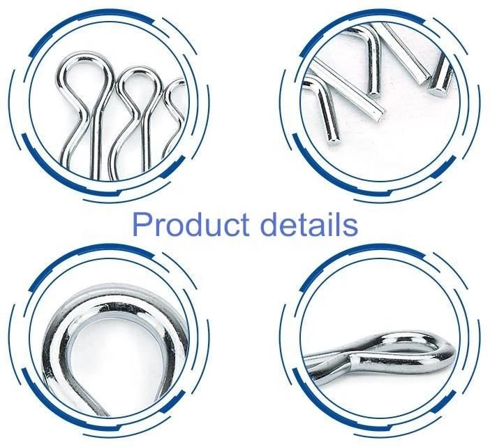 DIN 94 Stainless Steel Lock Pin Cotter Pins for Tractor Slotted Spring Pin