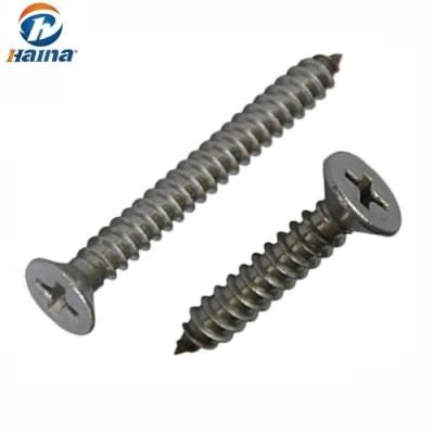 DIN 7982 Stainless Steel/Carbon Steel Phillip Recessed Flat Head Countersunk Head Self Tapping Screw