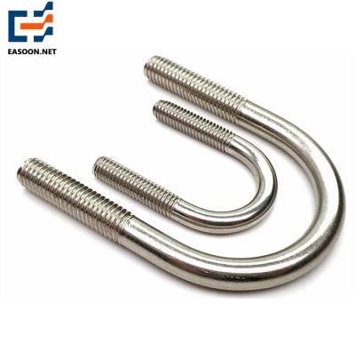 A2-70 Fasteners Galvanized/HDP/Stainless Steel Bolt A4-80 M10 M12 U Bolt/ Anchor Bolts/Flange Bolt/Hex Bolt 4.8 5.8 6.8 8.8 Bolt
