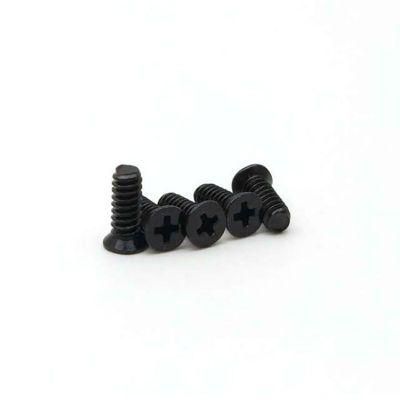 Mini Black Flat Machine Thread Forming Phillips Cross Countersunk Screw