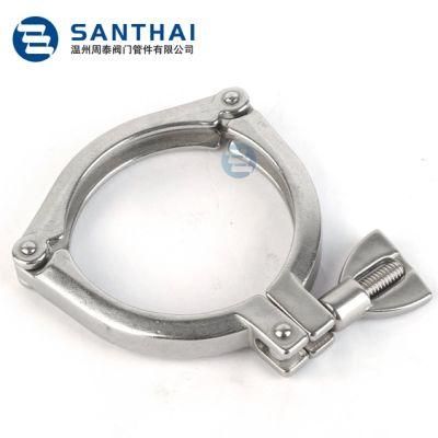 13mhh Stainless Steel SS304 Three-Piece Clamp