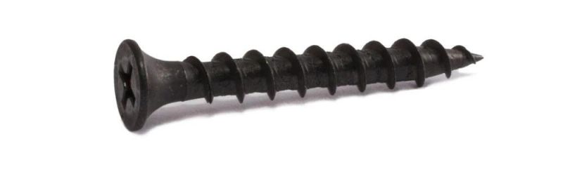 Flat Head #2 Phillips Drive Black Phosphate Steel Self-Tapping Heavy Duty Steel Screw/Laminating Screws