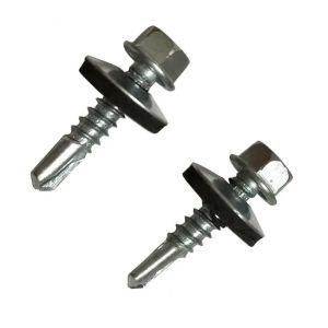 Hexagonal/Carbon Steel Zinc Plated Hex Washer Head Self Drilling Screw