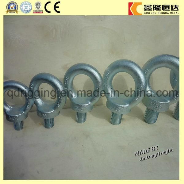 Drop Forged Galvanizing Marine Lifting Rigging DIN580 Eye Bolts